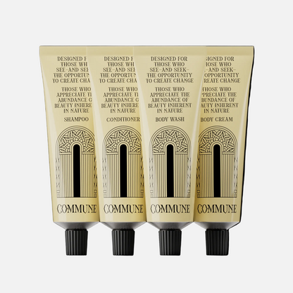 The Voyagers Set by Commune - four travel-size Seymour essentials