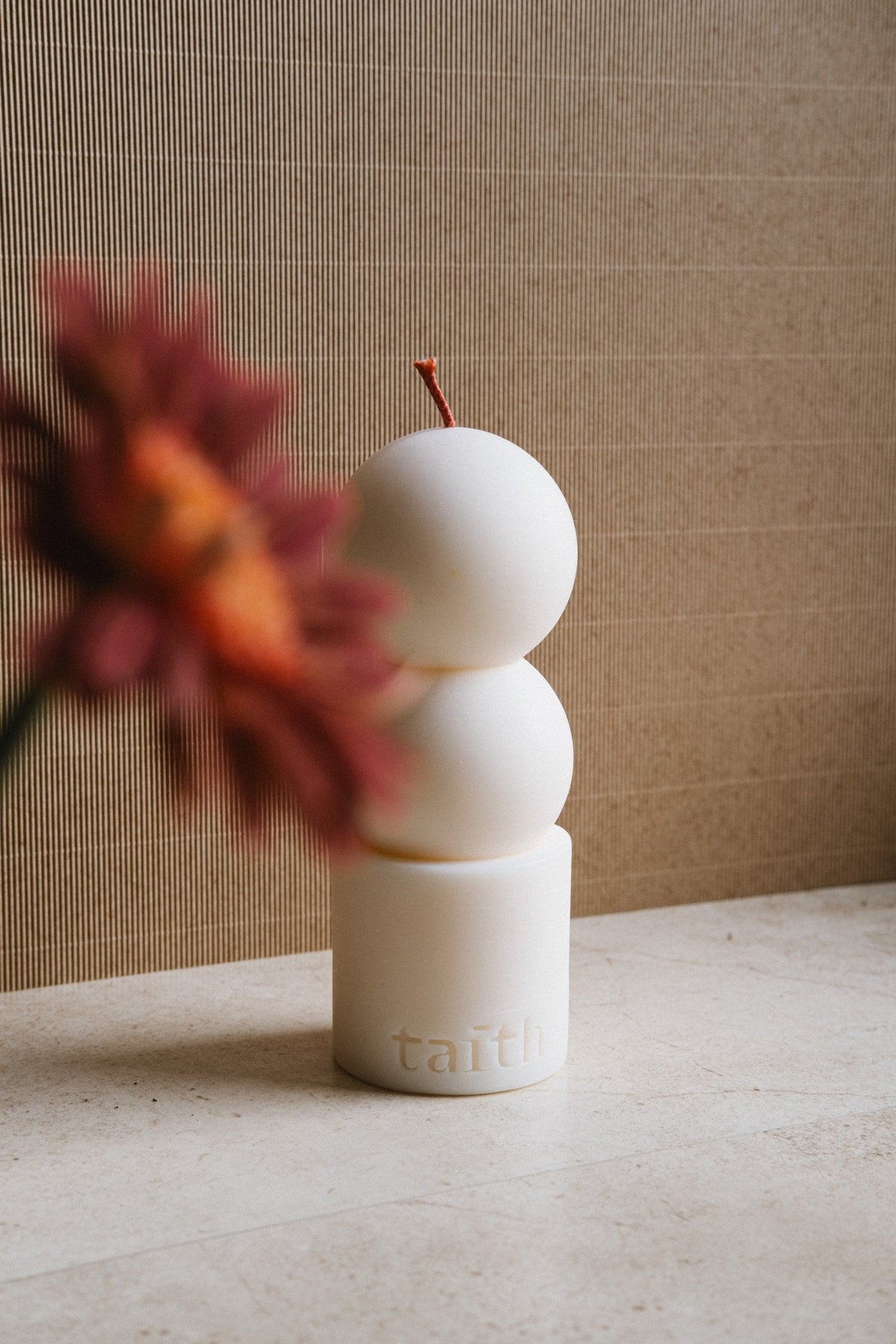 Taith Lilu Candle - Cream