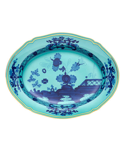 Ginori 1735 Oriente Italiano Oval Platter, Iris