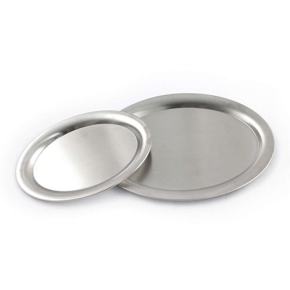 Stainless Steel Plate - Medium, matte finish