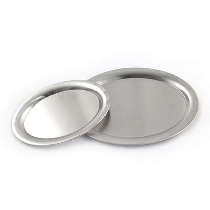 Stainless Steel Plate - Medium, matte finish