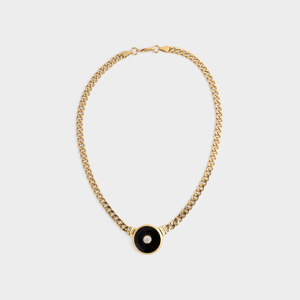 Luna Nera Pendant Necklace