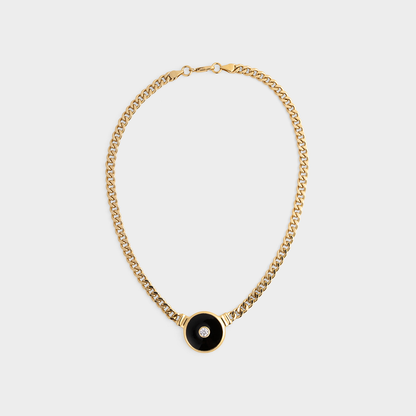 Luna Nera Pendant Necklace