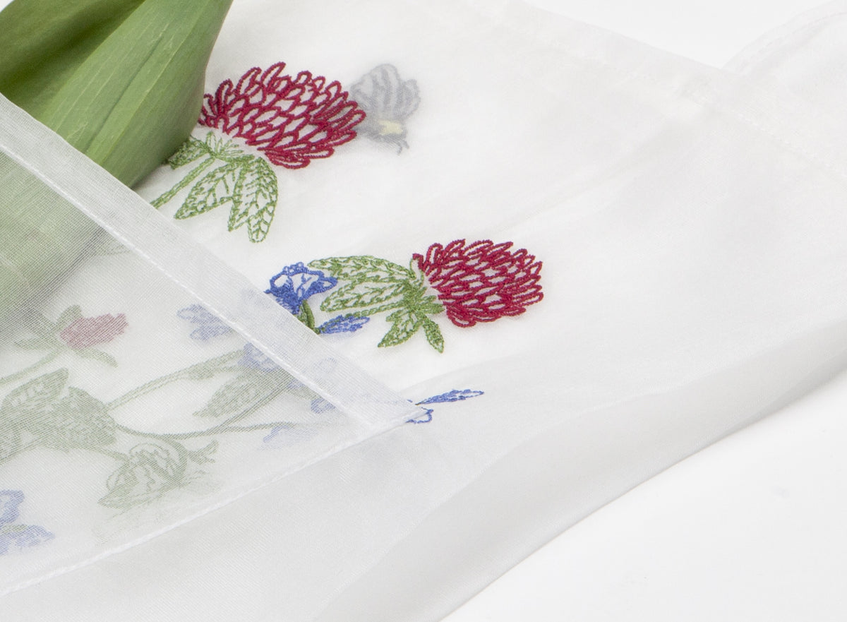 Sac Fleuriste Rouge organza bag detail