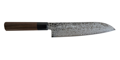 Kikuichi NWD Nickel Warikomi Damascus Santoku