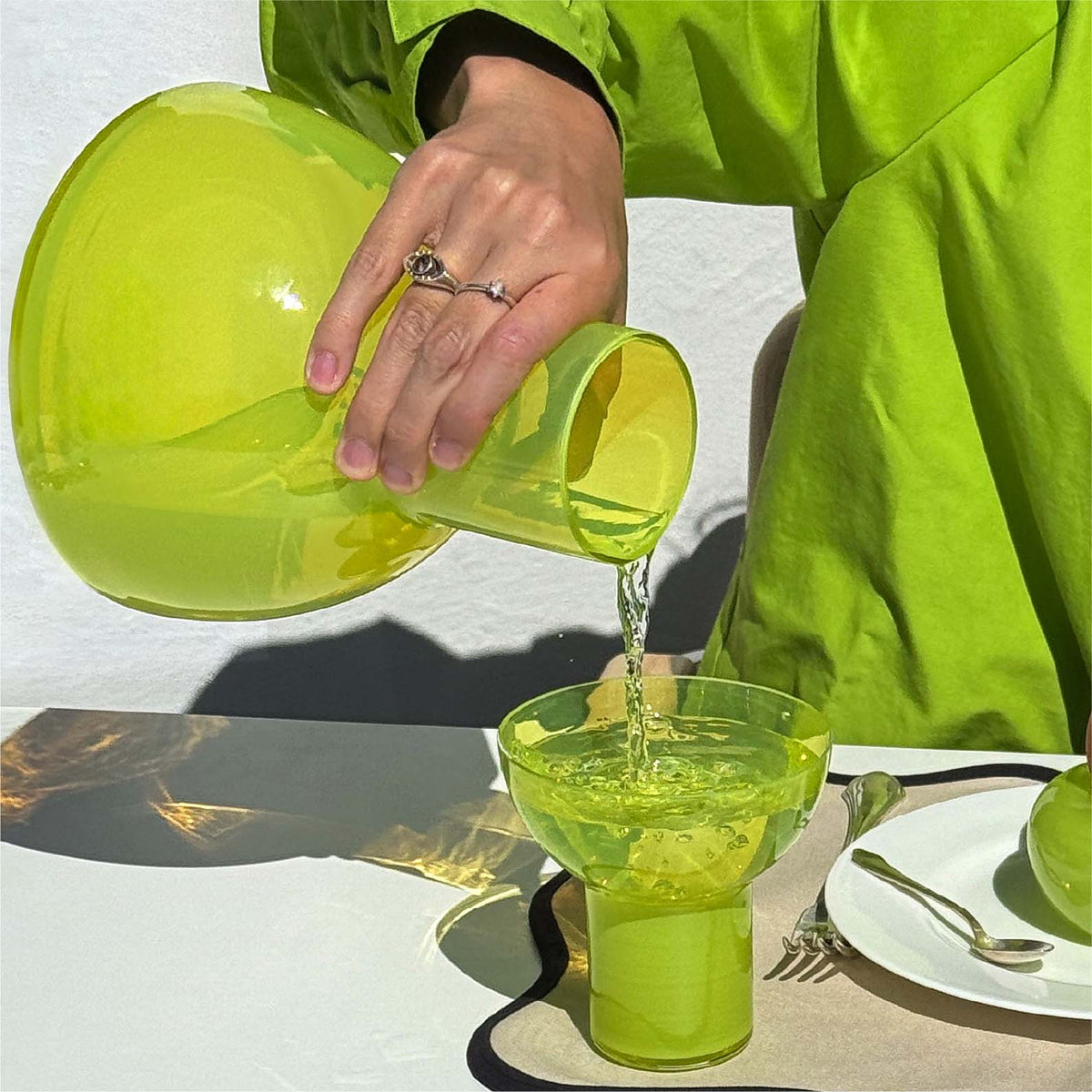PLASH Carafe in Green