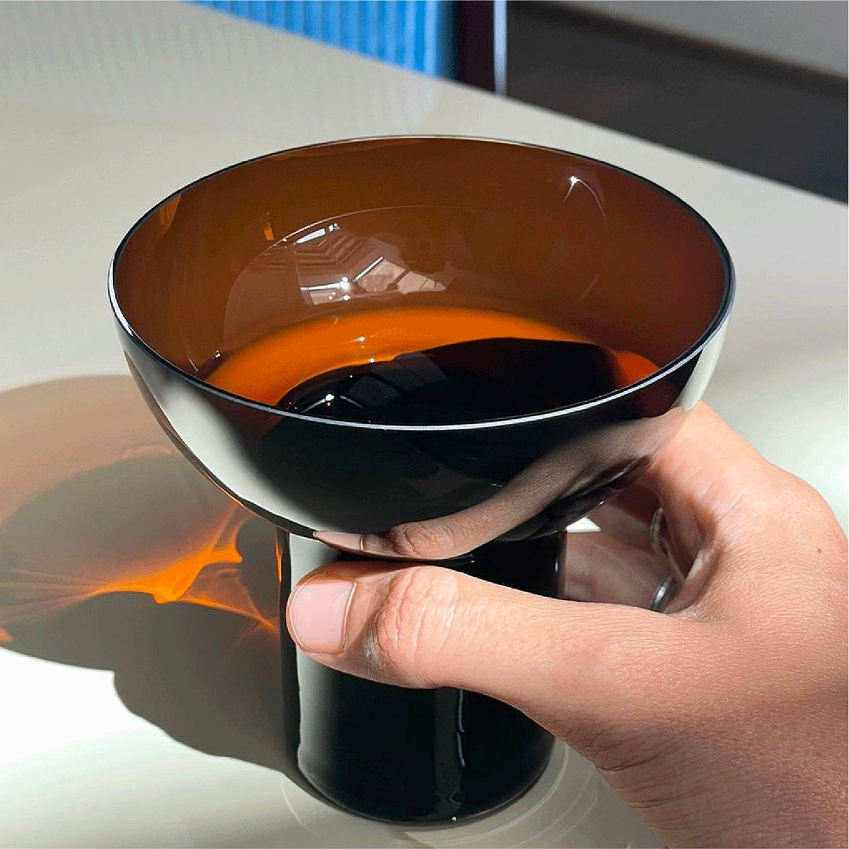 PLASH Glass in Brown