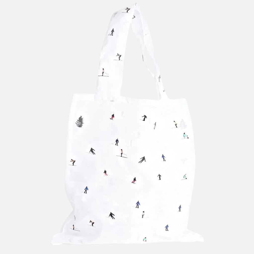 Sac Skieurs embroidered organza bag by Brigitte Tanaka