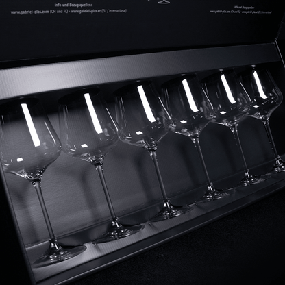 Gabriel-Glas StandArt wine glasses, set of 6 in gift box