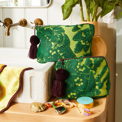 Lucia Terry Pouch - Kelp: Small