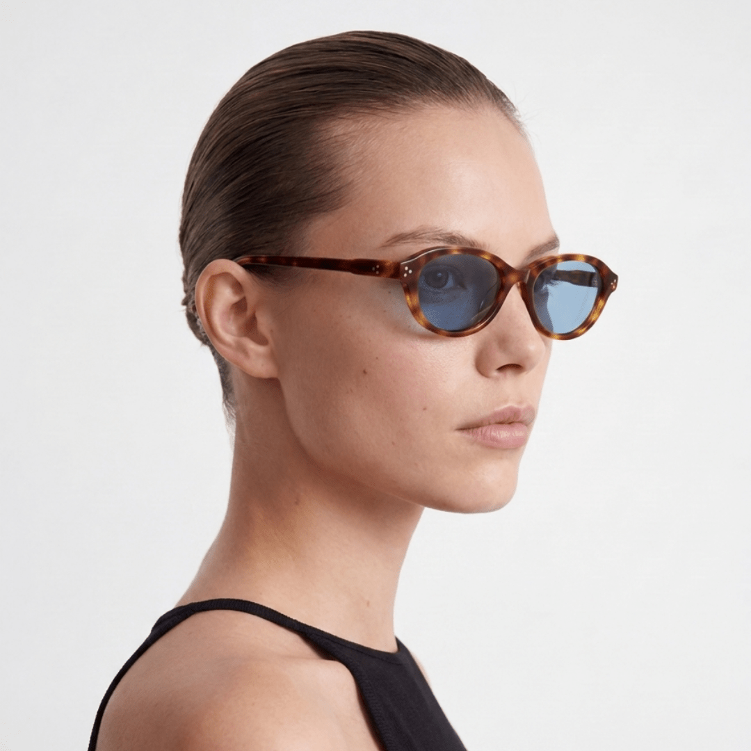 Acadia Tortoise sunglasses side