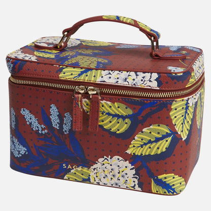 Heidi Large Vanity Case - Burnt Sienna