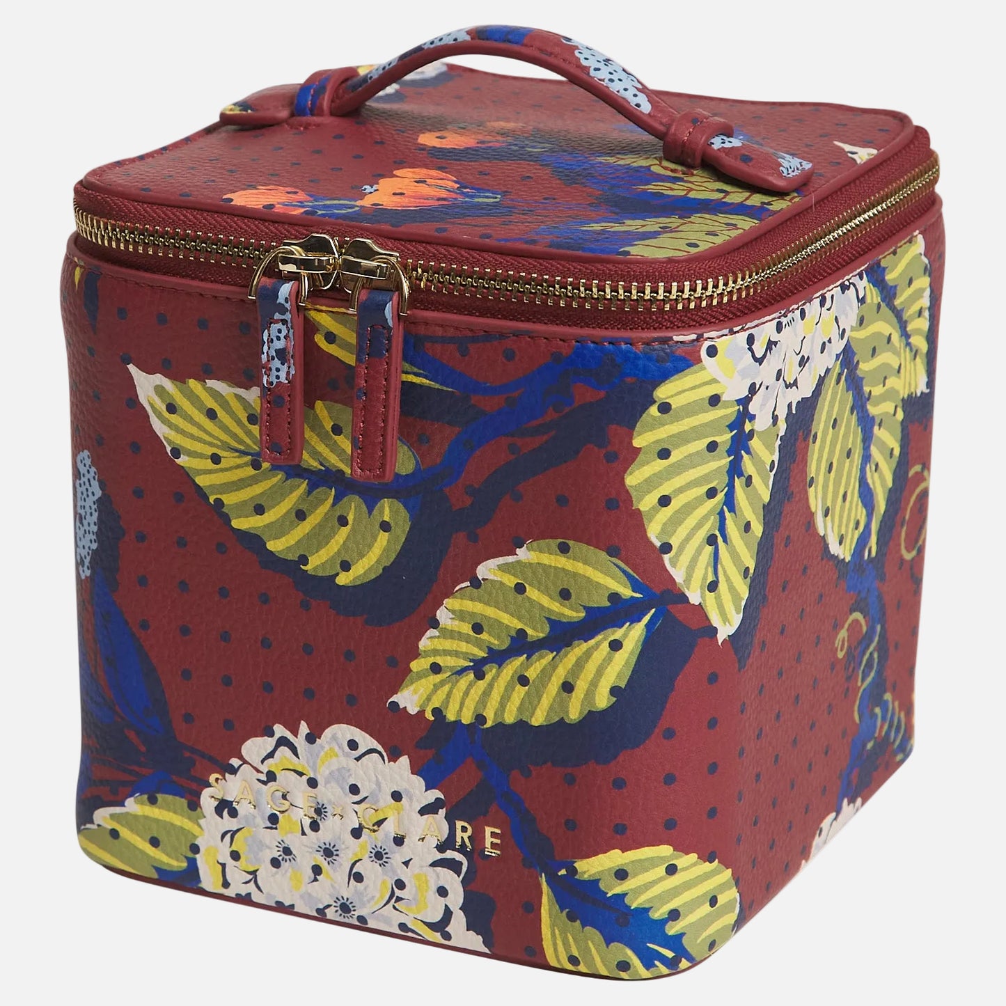 Heidi Small Vanity Case - Burnt Sienna