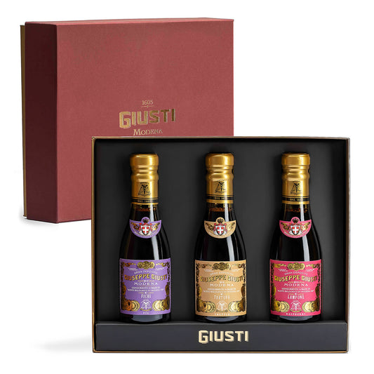 Italian Balsamic Vinegar Trio Gift Set - Flavored: 3 x 3.38 fl oz (100ml)