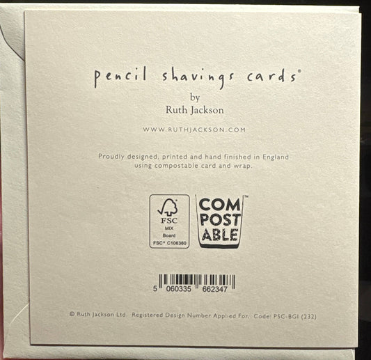 New Home Castle Card – Handfinished UK Real Pencil Shaings