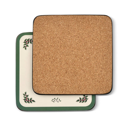 Spode Christmas Tree Coasters - Set of 6
