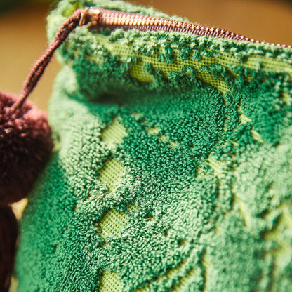 Lucia Terry Pouch - Kelp: Small