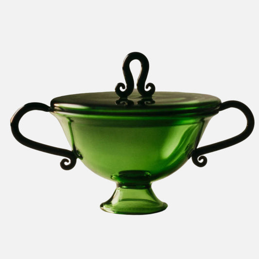 Preserves Jar, Green/Black