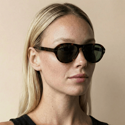 Ciren Tortoise sunglasses side