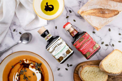 Italian Balsamic Vinegar & Evoo Set - 3 Gold Medal & EVOO: 2 x 8.45 fl oz (250ml)