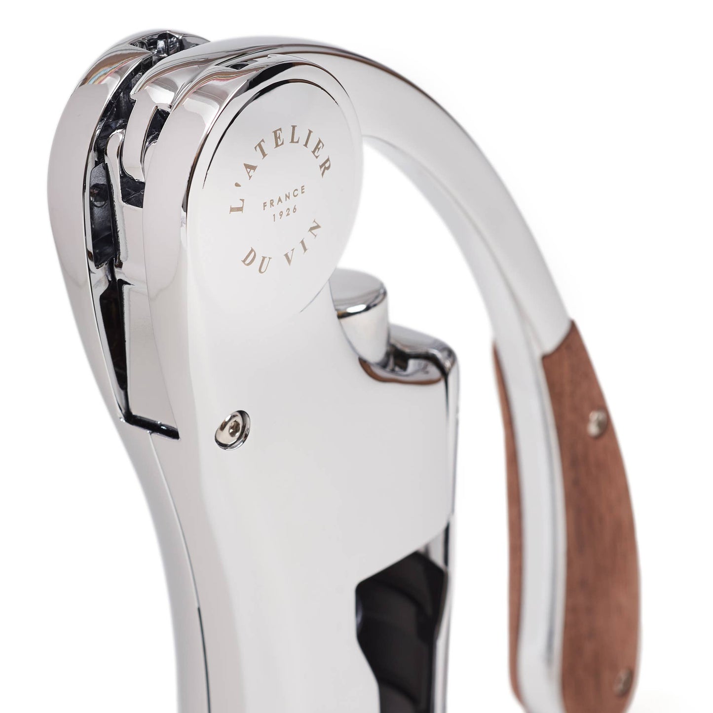 Lever Wine Opener - OENO MOTION SILVER & WOOD