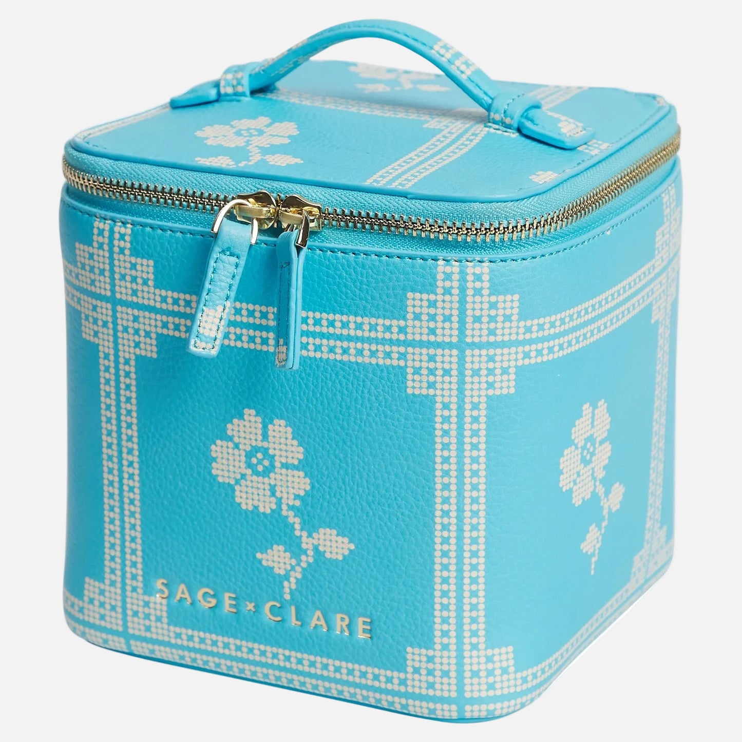 Bonny Small Vanity Case - Turquoise