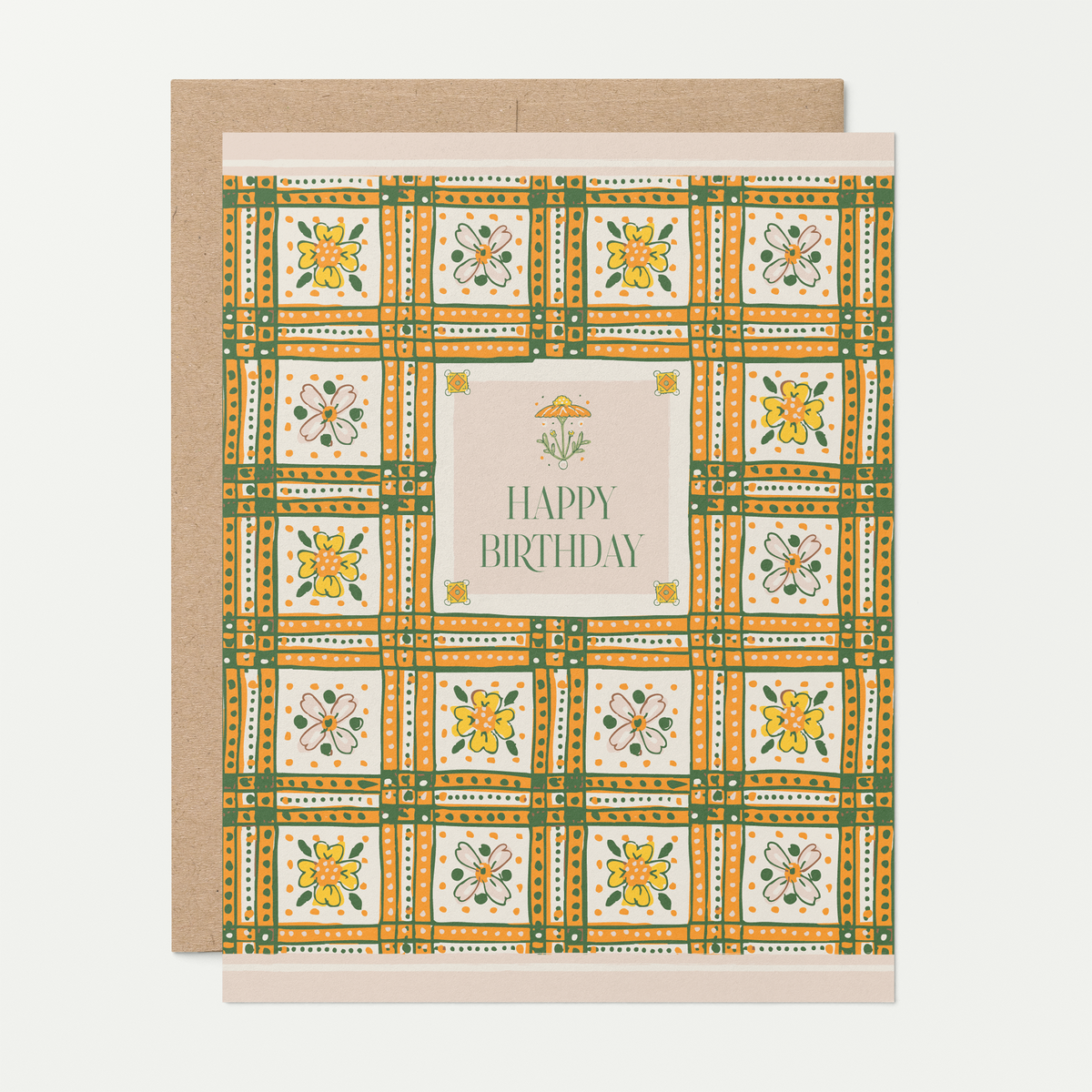 Coneflower Cutie Birthday A2 Greeting Card