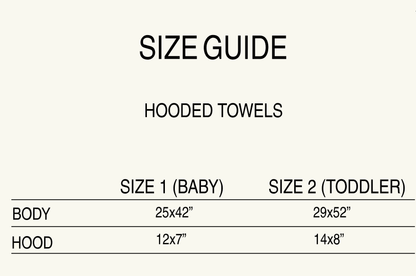 Grasshopper Stripe Cotton Terry Kids Hooded Towel: Baby