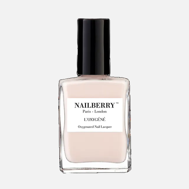 Nailberry nail polish bottle on a white background