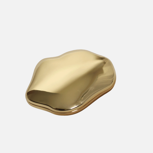 Cloud Compact Mirror - Gold