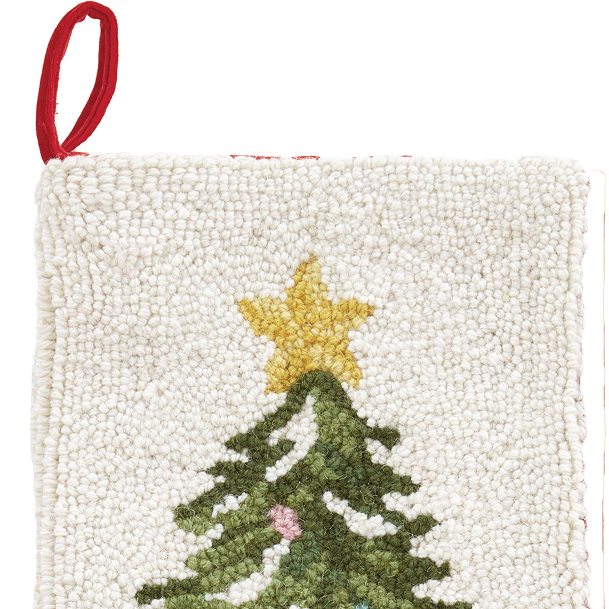 Christmas Tree & Presents Hook Stocking
