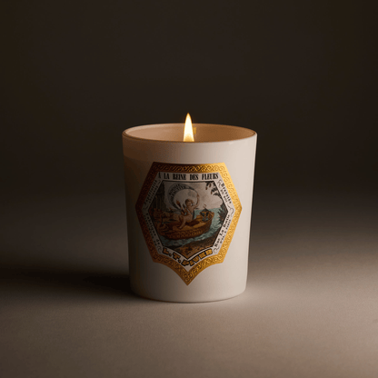 L.T. Piver A la Reine des Fleurs Candle lit