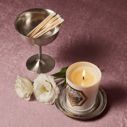 L.T. Piver A la Reine des Fleurs Candle styled