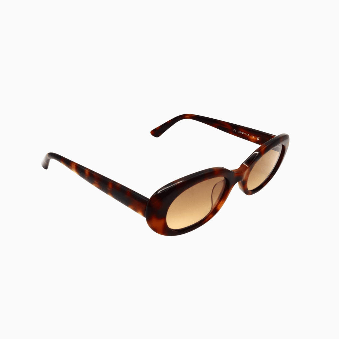 Montauk Tortoise sunglasses detail