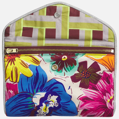 Ines Silk Pouch - Precelain