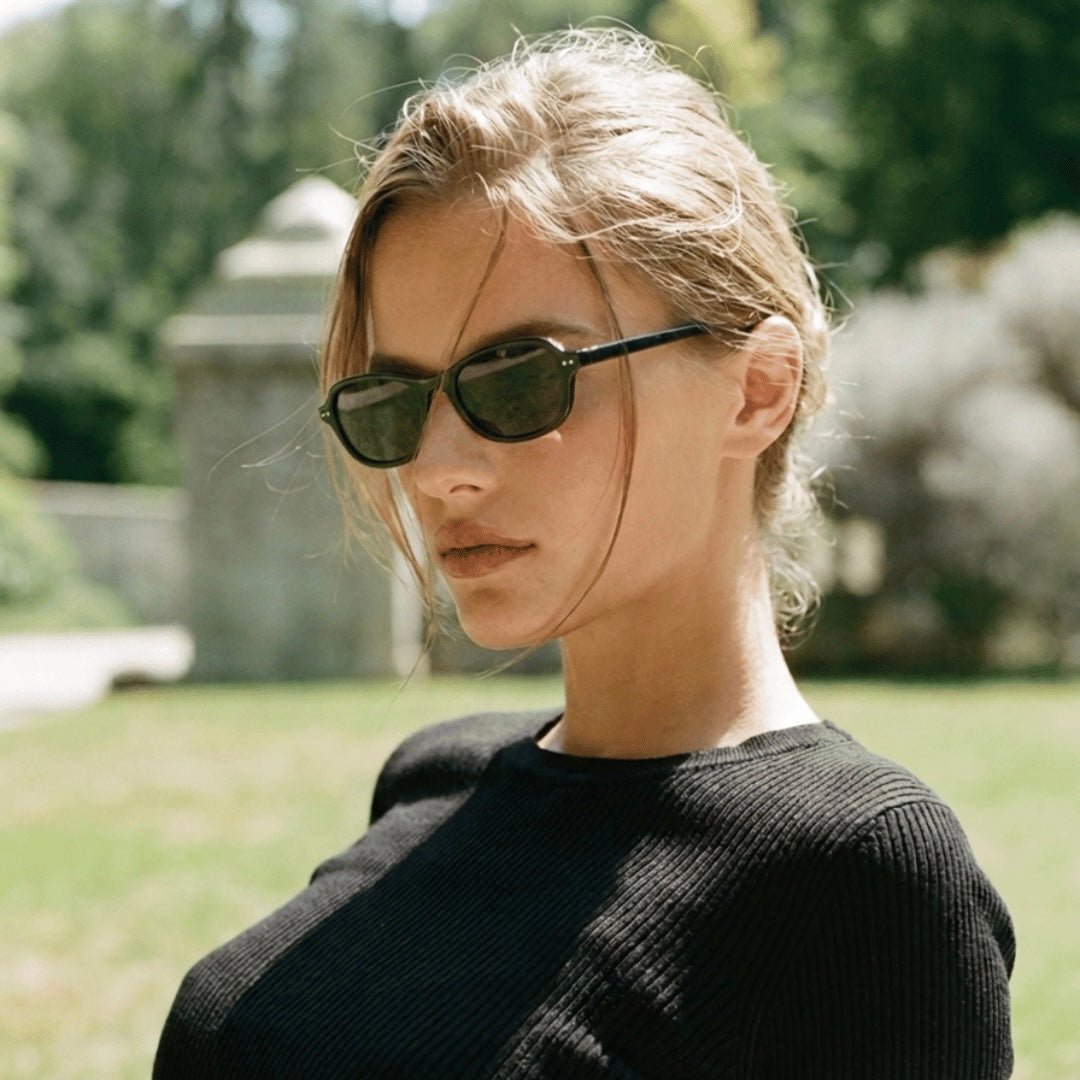 Newport Black sunglasses side