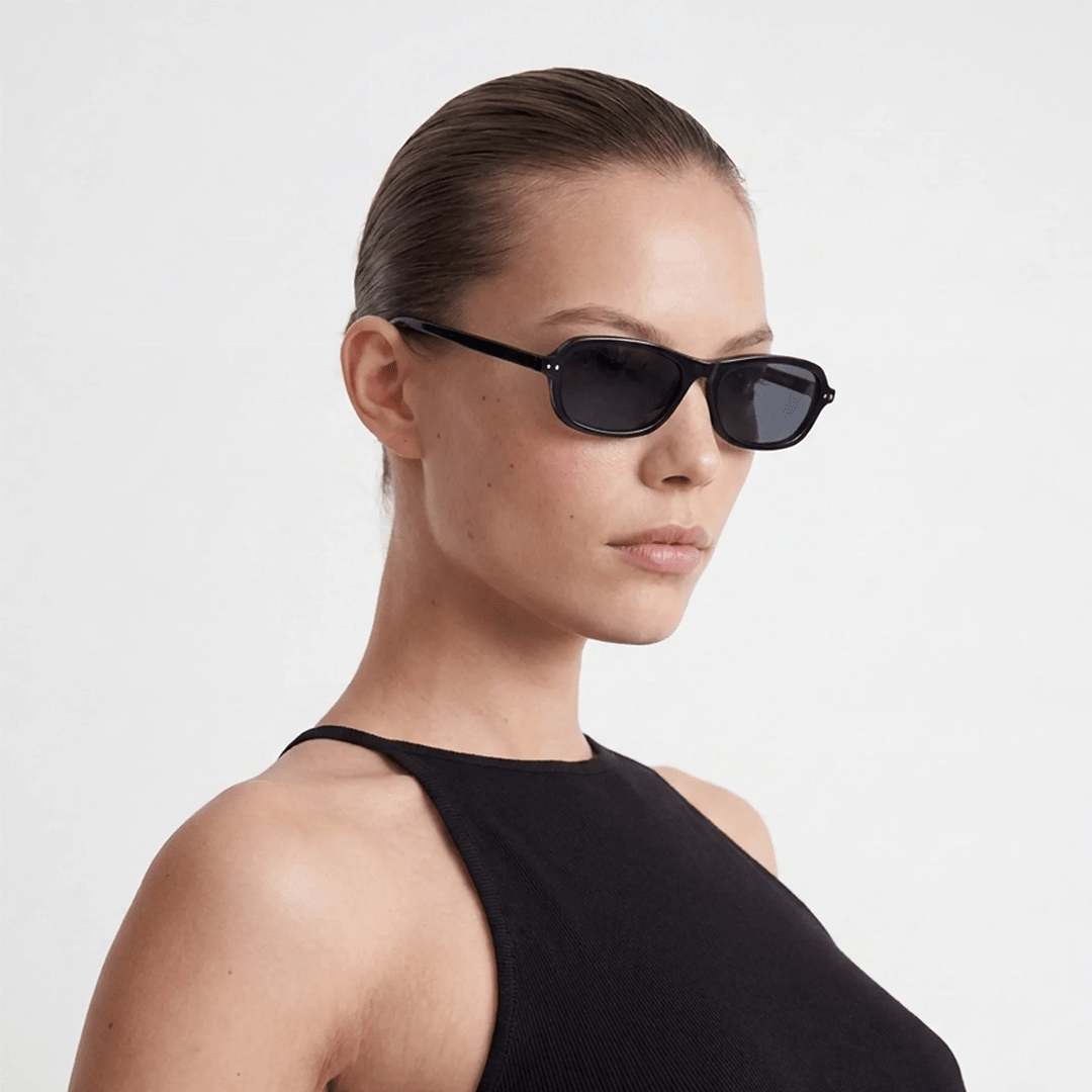 Newport Black sunglasses worn