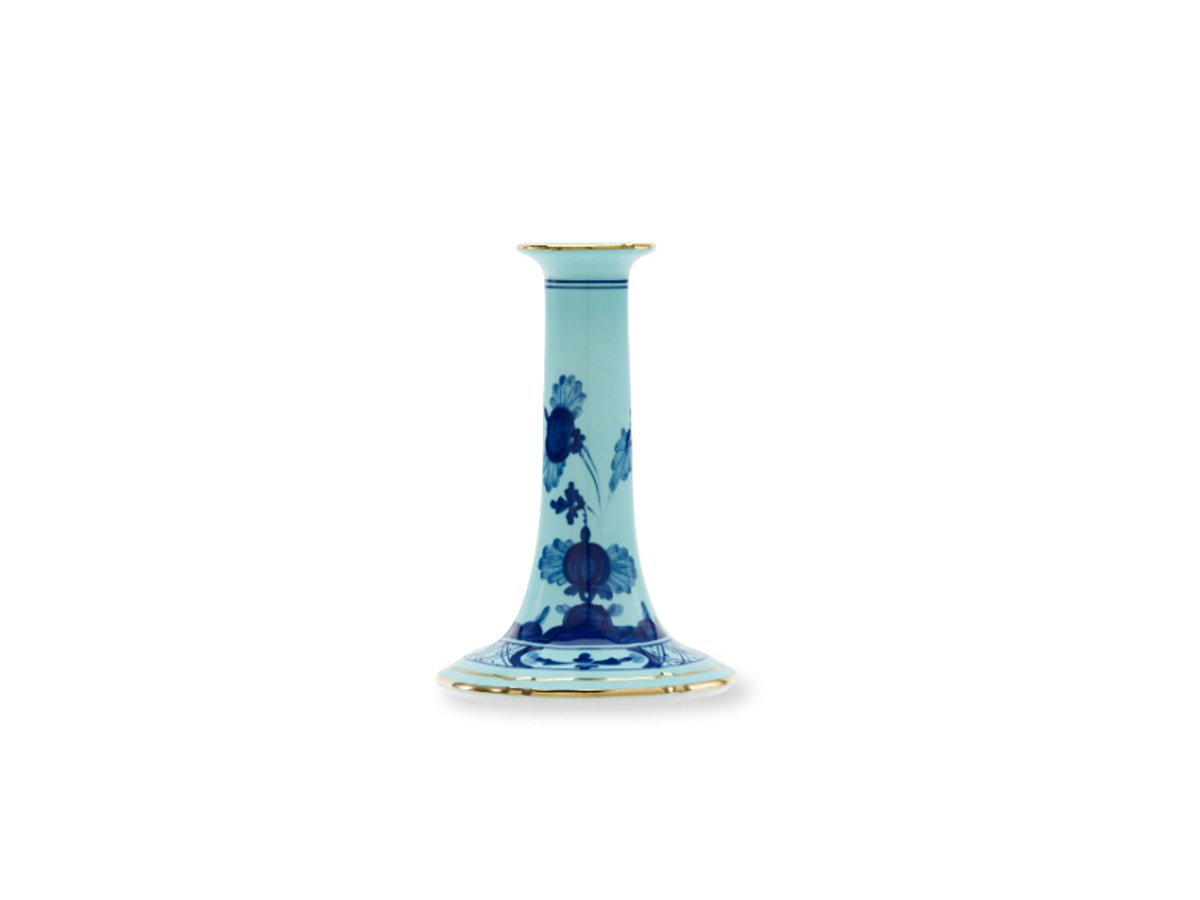 Ginori 1735 Oriente Italiano Candle Holder, Iris