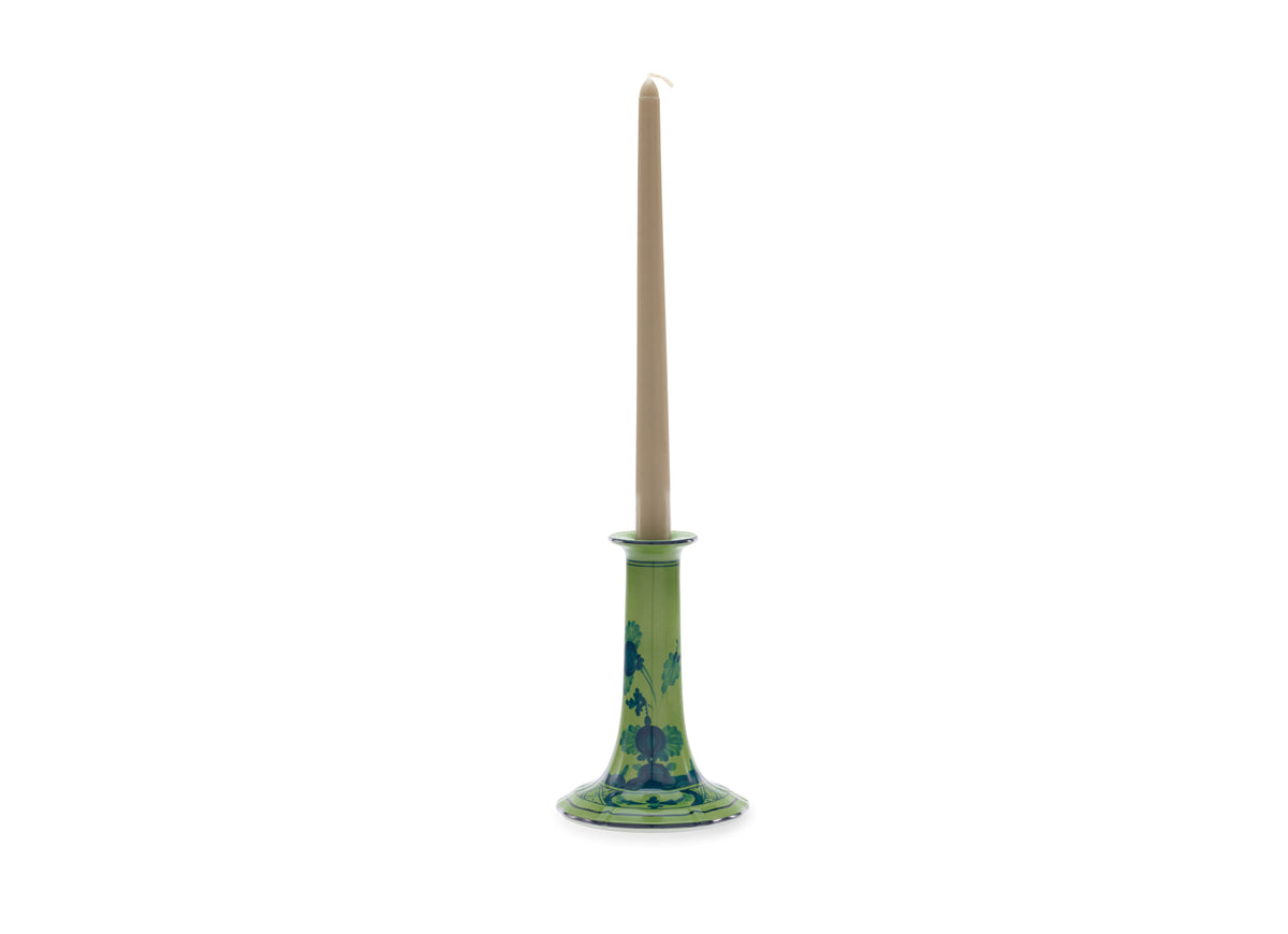 Ginori 1735 Oriente Italiano Malachite candle holder, alternate view