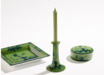 Ginori 1735 Oriente Italiano Malachite candle holder, detail