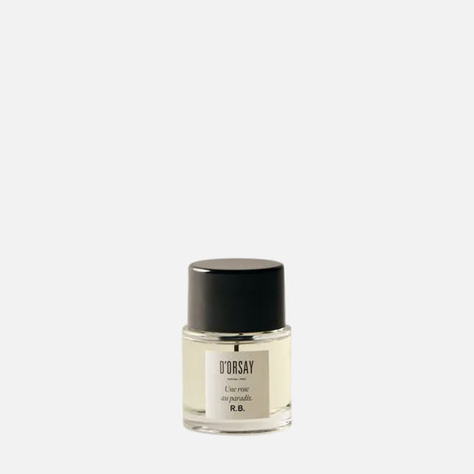Perfume bottle labeled 'D'Orsay' on a white background