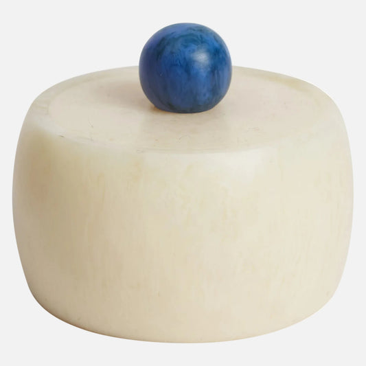 Hazel Canister - Pearl/Azure