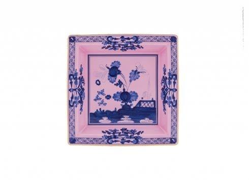 Ginori 1735 Oriente Italiano Small Square Change Tray, Azalea