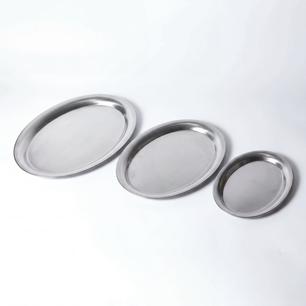 Stainless Steel Plates in small, medium and large
