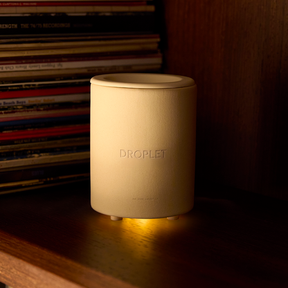 Droplet Wax Warmer styled with a lamp